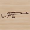 High-Quality SVG Gun Graphic High-resolution SVG graphic of a gun, ideal for commercial or personal use in digital projects.