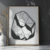 Simple SVG Stone Design Download A simple illustration of a rock in vector format.