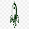 Customizable Metallic Spaceship Design A futuristic spaceship with sleek lines and metallic details, ready to be customized as a vector art design.