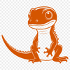 Detailed Salamander SVG Design An SVG graphic representation of a salamander with intricate details.