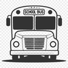 Educational Transportation Illustration A simple school bus illustration in vector format, ideal for educational themes.