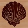 Beautiful Shell Design Vector Art A detailed illustration of a seashell with intricate designs and patterns.