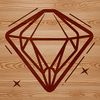 Simple SVG Diamond Shape Graphic A geometric SVG diamond shape illustration.