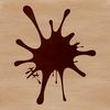 Textured Splat Illustration A stylized illustration of a splat shape with textured details, suitable for vector design and cutting machines like Cricut.