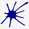 Vibrant Splatter Shape Illustration Illustrative splat shape made up of colorful slime, perfect for design projects.