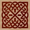 Celtic ornate pattern featuring intricate shape designs and embellishments in vector format.