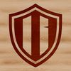 A metallic shield design created as a vector graphic, suitable for various cutting machines and laser cutters.