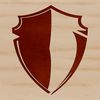 A high-quality SVG shield design suitable for cutting machines and vector editing software.
