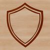An SVG shield illustration, ideal for cutting machine designs and commercial or personal use templates.