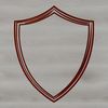 SVG vector design of a medieval shield with intricate details.