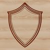 A detailed, high-resolution SVG shield design suitable for vector art projects.