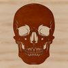 Free Skull Vector Art A detailed vector illustration of a skull, suitable for tattoo designs or as clip art.