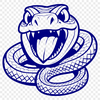 Reptile Snake Vector Art Illustration A reptile snake illustration in vector format.