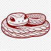 Snake Illustrations in Various Forms A colorful illustration of a snake in various shapes and forms.