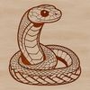 A reptile animal illustration in vector format.