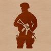 Free Uniformed Man Clip Art Design Illustrated image of a male soldier in uniform, suitable for vector art designs.