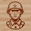 Vector Design Military Man A detailed illustration of a soldier, suitable for various uses including vector design and clip art.
