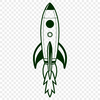 Beautiful Vector Spacecraft Design A high-quality digital illustration of a futuristic spacecraft in mid-flight, suitable for vector graphics design.