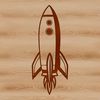 Beautiful Vector Spaceship Art A futuristic spaceship design in a clean vector format.