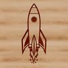 Beautiful Spacecraft Vector Art A futuristic space vessel with sleek lines and metallic surface.