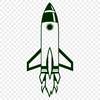 Futuristic Spacecraft Design for Vector Graphics Illustrated 3D spaceship design for vector graphics and cutting machine projects