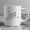 Detailed SVG Design Elements Space Ship A futuristic spacecraft illustration with detailed vector design elements.