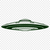 Creative SVG UFO Design Download A futuristic spaceship design, suitable for vector art projects in Procreate or Illustrator.