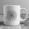 Free High-Resolution Vector Art High-resolution digital drawing of a spider's intricate web.