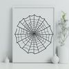 Beautiful Vector Design - Spider Web A detailed, high-resolution illustration of a spider's intricate web in vector format.