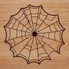 A detailed vector illustration of a spider web, suitable for commercial or personal use in various design projects.
