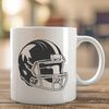 Free SVG Football Template A high-resolution digital illustration of a football helmet from the sport of American football.