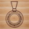 Free Vector Medal Design for Cutting Machines Medal design in vector format, suitable for cutting machine templates and commercial use.