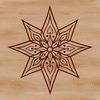Simple star symbol designed as SVG vector art for crafting and design purposes.
