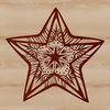 Vibrant Star Icon A colorful 8-pointed star icon created using SVG format for easy editing and customization.