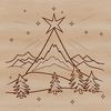 Beautiful Five-Pointed Star Illustration A simple digital illustration of a five-pointed star with clean lines and minimal details.