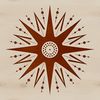 Twinkling Christmas Star Decoration SVG illustration of a stylized star symbol used in Christmas decorations and designs.