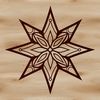 Beautiful Star Icon in Vector Format A stylized star icon created as vector art for various digital designs.