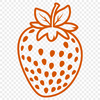 Strawberry SVG Vector Graphic A high-quality vector illustration of a strawberry, suitable for commercial or personal use in various design projects.
