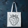 Colorful Strawberry Vector Art A colorful illustration of a strawberry, suitable for vector design projects.