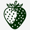 A high-quality vector illustration of a ripe strawberry, suitable for various design projects.