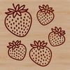 Strawberry SVG Clip Art Design A high-quality digital illustration of a strawberry with detailed texture and realism.
