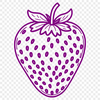 Beautiful Strawberry Graphic Design A high-quality digital illustration of a fresh strawberry, suitable for various design purposes.