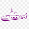 Underwater Warfare Machine Design An underwater military vehicle with a sleek design.