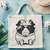 Cute Guinea Pig Character in Shades A cartoon guinea pig character wearing sunglasses, suitable for use in digital art projects.