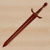 Digital Sword Illustration A digital illustration of a sword, suitable for vector art designs.