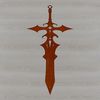 Sharp Vector Design An abstract vector representation of a blade, suitable for various digital applications.