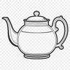 Simple SVG Illustration of a Teapot A simple teapot design vector illustration in SVG format.