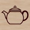 A digital illustration of a teapot with decorative details, suitable for vector art projects.