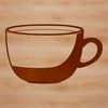 Beautiful Vintage Teacup Illustration A simple vector teacup illustration with intricate designs.