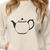 Hand-Drawn Teapot Design A detailed SVG illustration of a teapot with intricate designs.